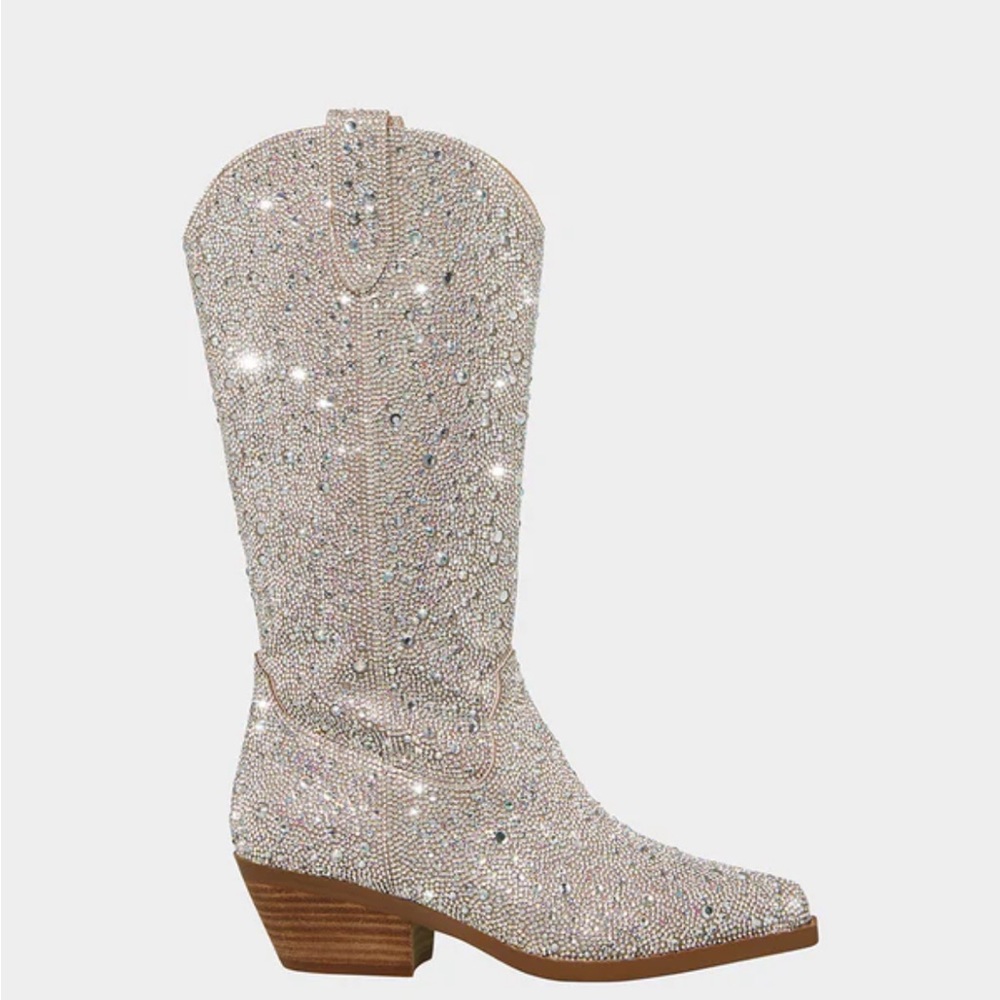 Betsey Johnson Dalas Rhinestone boots